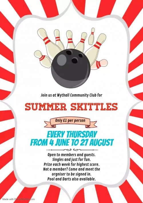 Summer Skittles at Wythall House
