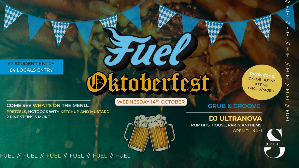 FUEL: OKTOBERFEST at Spirit Plymouth