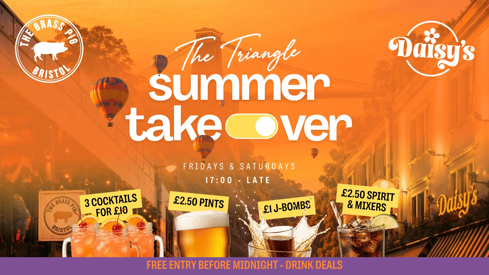 Summer Takeover - 28.08.26 at The Brass Pig