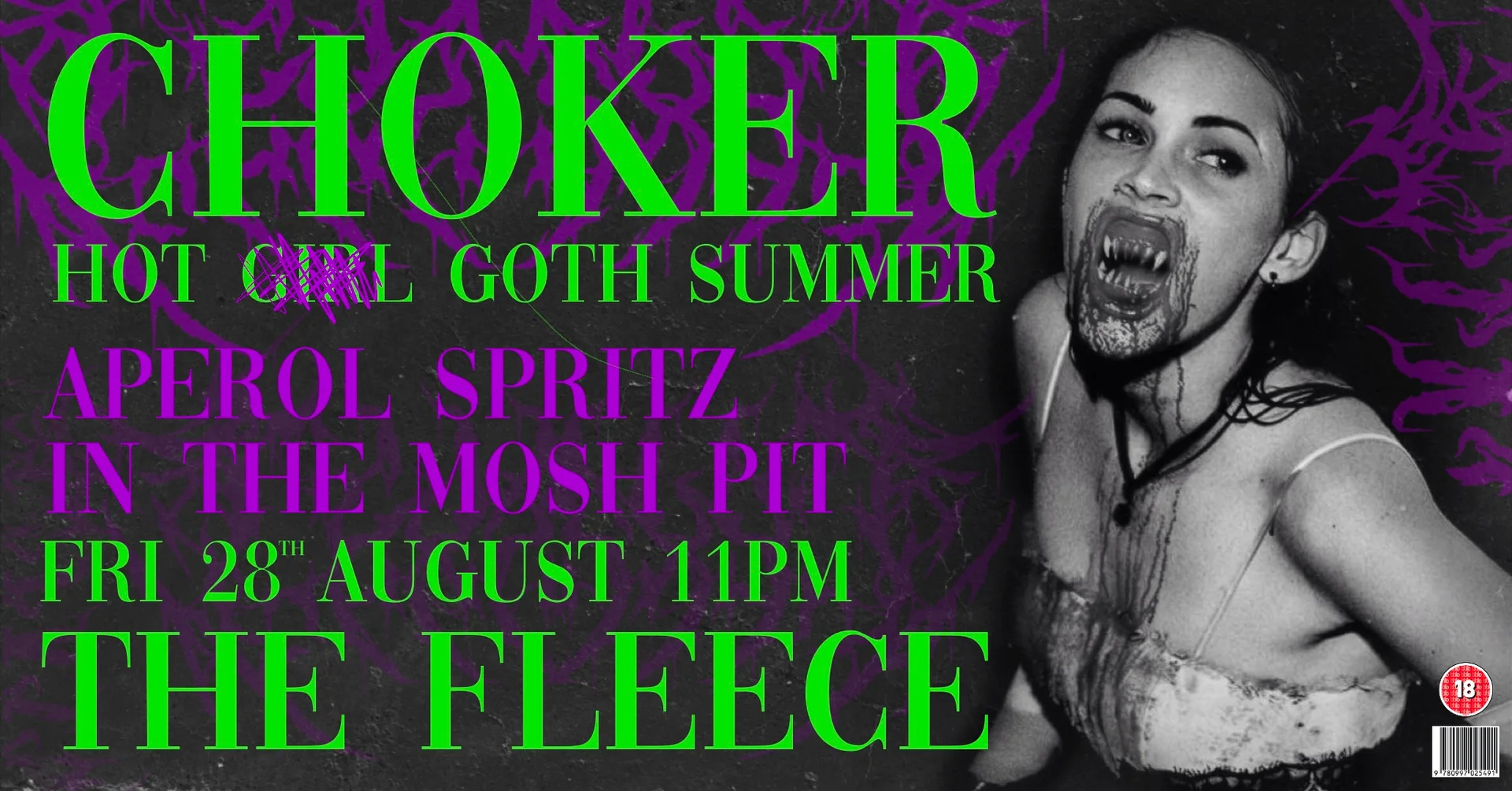 CHOKER: Hot Goth Summer - Alt Clubnight at The Fleece