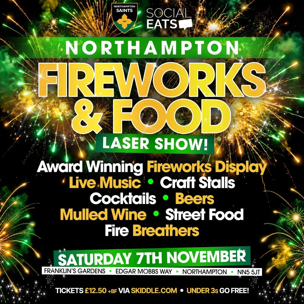 Northampton Saints Fireworks & Food 2026 at Northampton Saints Rugby Club