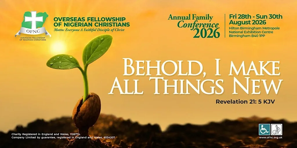 OFNC ANNUAL FAMILY CONFERENCE 2026 at Hilton Birmingham Metropole Hotel