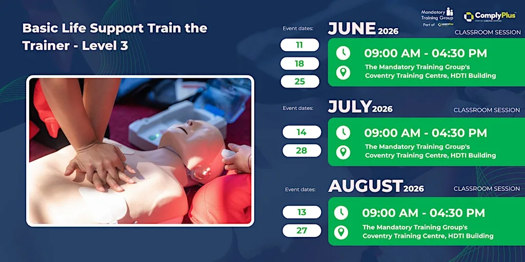 Basic Life Support Train the Trainer - Level 3 at HDTI Building