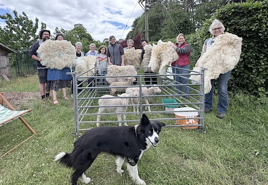FELTED FLEECE RUG WORKSHOP at Balmerino
