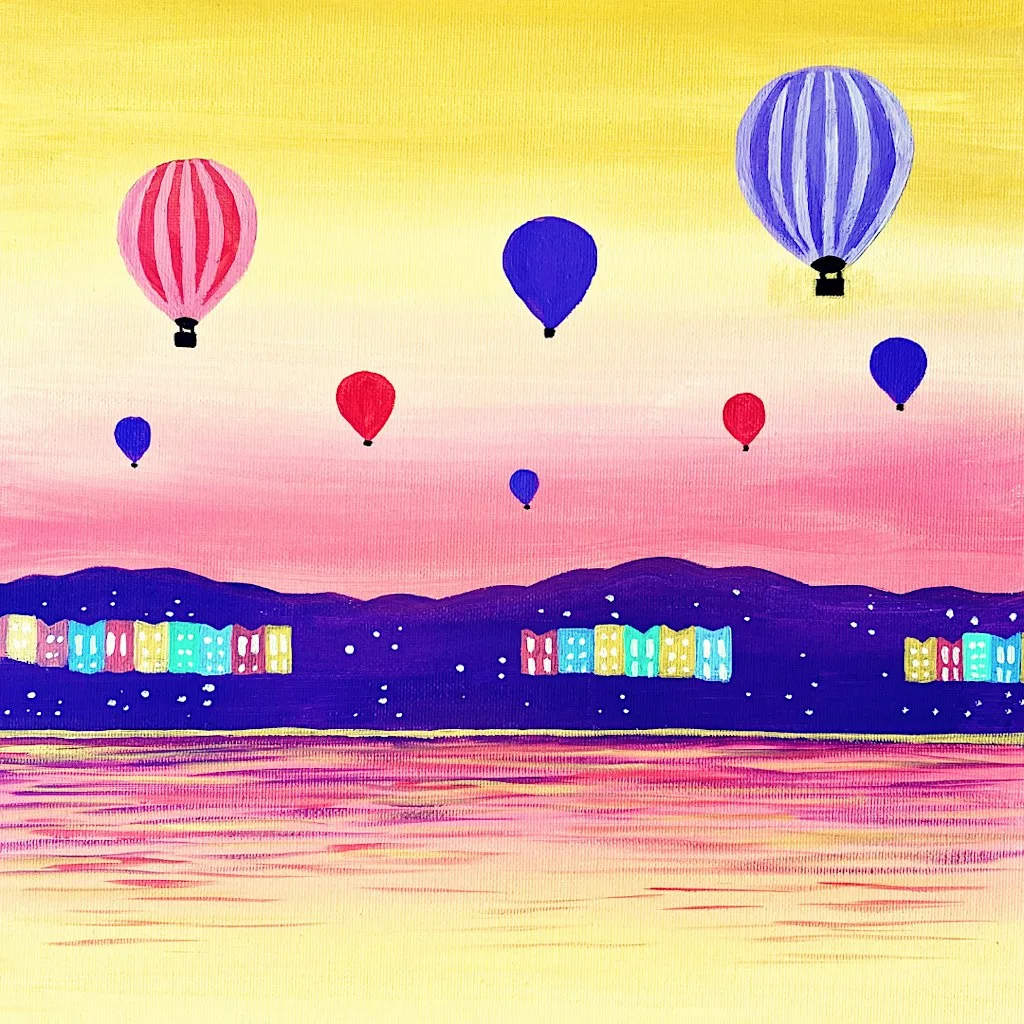Sip & Paint at Porto Lounge Fishponds, Bristol - "Floating Harbour" at Porto Lounge