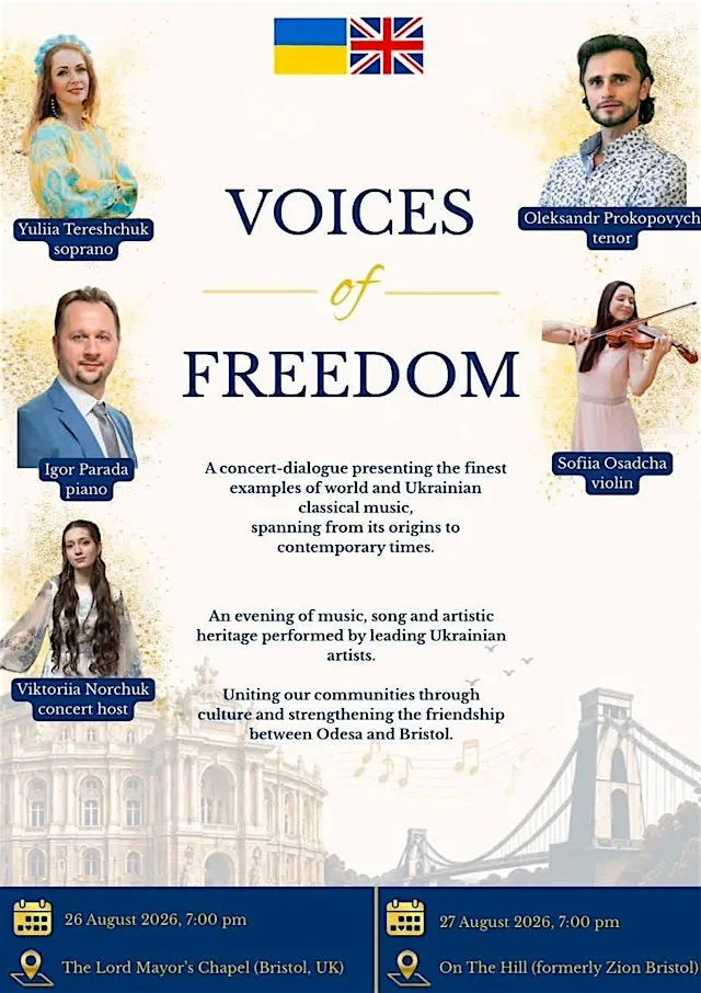 Voices of Freedom charity concert for Ukraine at The Lord Mayor's Chapel