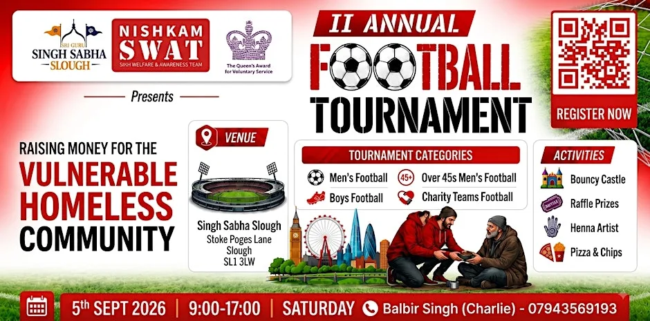 Football Tournament at Singh Sabha Slough Sports Centre