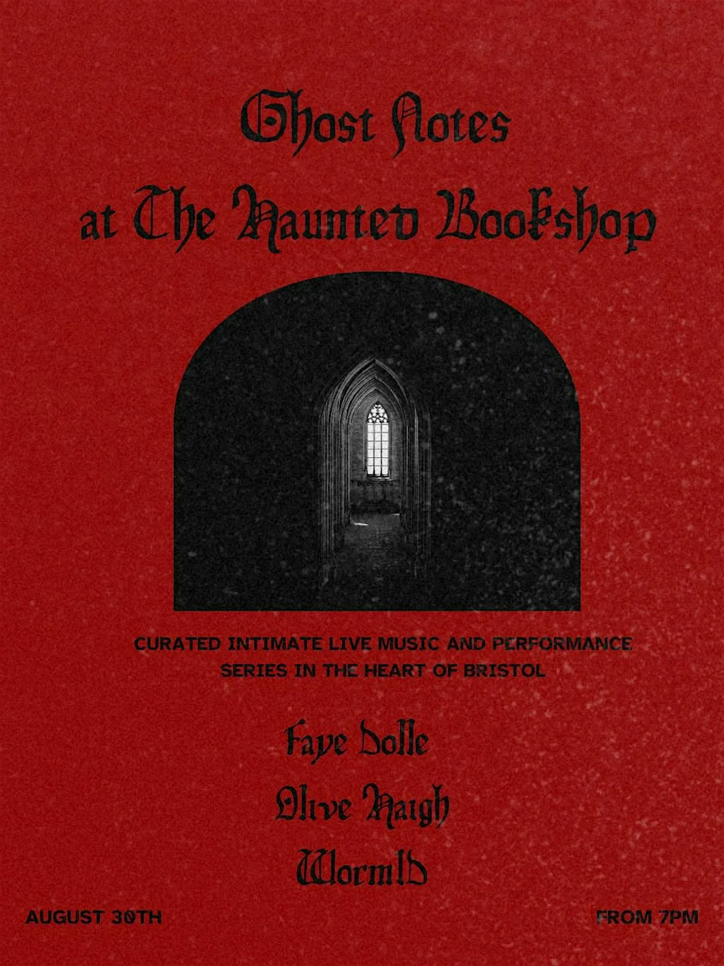 Ghost Notes at the Haunted Bookshop at The Haunted Bookshop