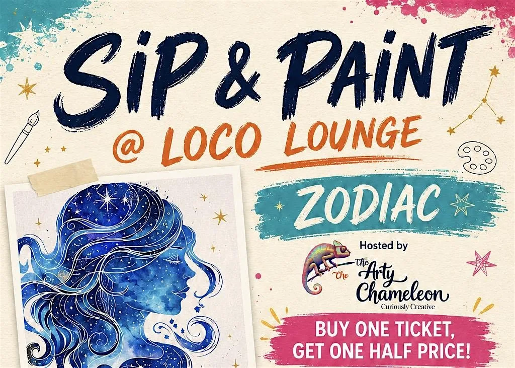 Sip & Paint Sept Loco Lounge Zodiac at Loco Lounge