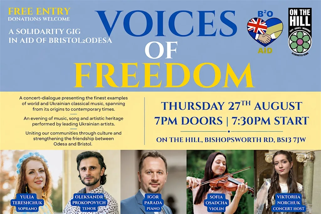 VOICES OF FREEDOM charity concert at Bishopsworth Road