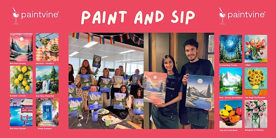 Paint and Sip - Piha Sunset | Bacchus Bar at Bacchus Bar